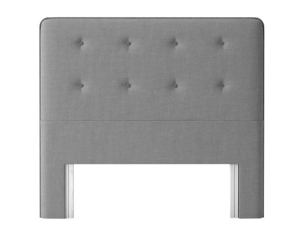 Dunlopillo Rydal Buttoned Headboard Grey Dunlopillo Rydal Buttoned Headboard Grey