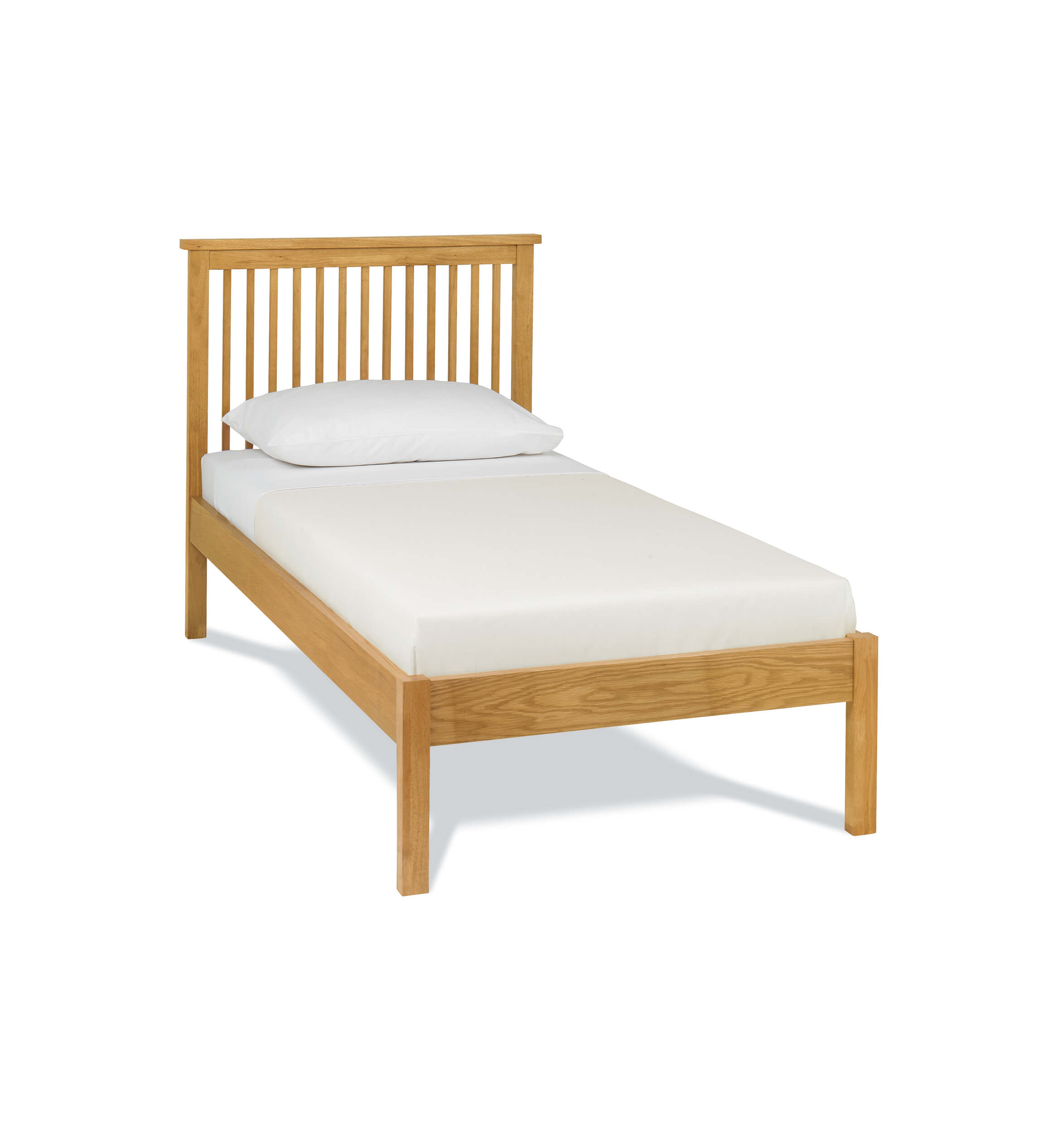 Atlanta Bedstead Oak Low Footend