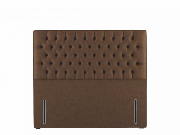 Hypnos Eleanor Headboard_Euro_Slim_Linoso_100_Tan_Brown Hypnos Eleanor Headboard_Euro_Slim_Linoso_100_Tan_Brown