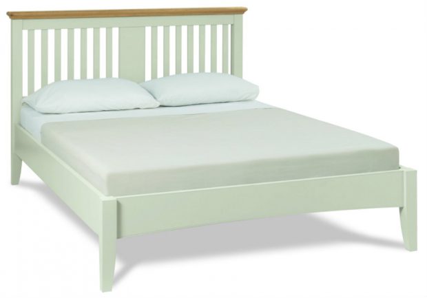 Hampstead Bedstead Soft Grey and Oak