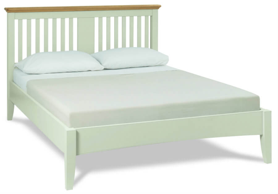 Hampstead Bedstead Soft Grey and Oak