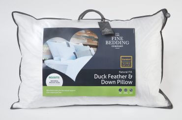 Duck feather down pillow