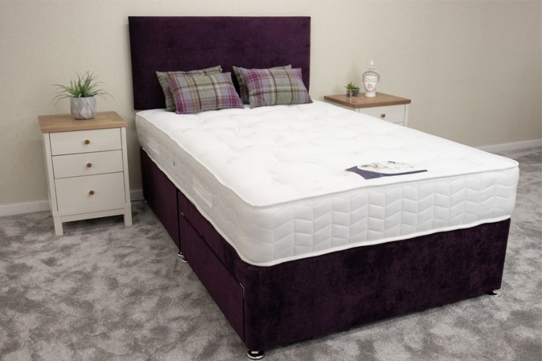 Chatsworth Pocket Sprung Mattress, Divan & Headboard Package Deal