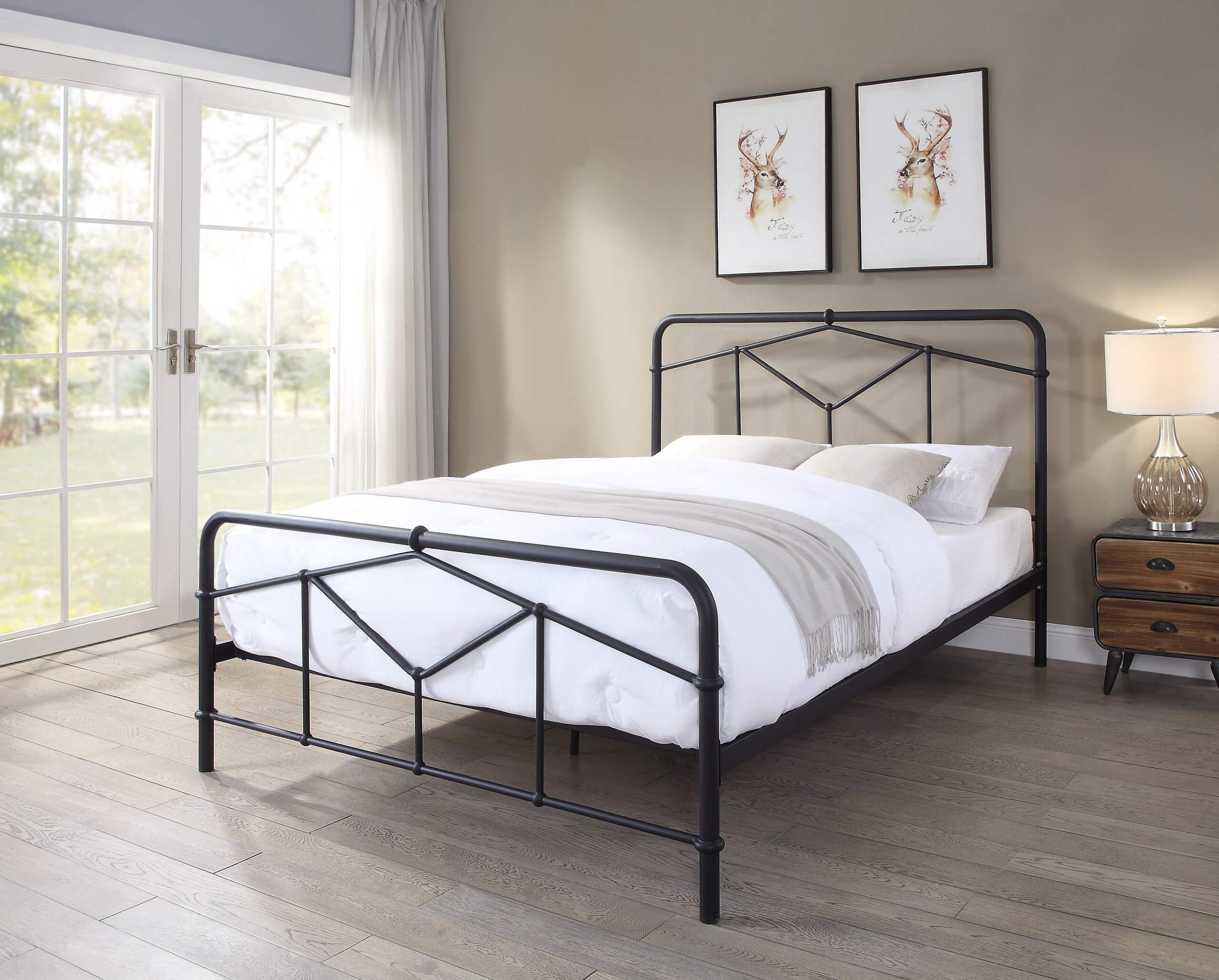 Axton Bed Frame In Black