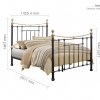 Bronte 135cm Double Black