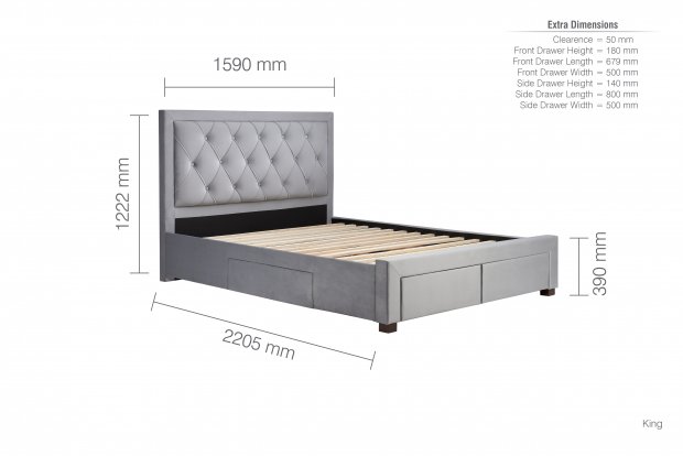 Woodbury 150cm King