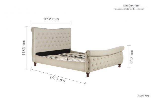 Copenhagen 180cm Super King Warm Stone