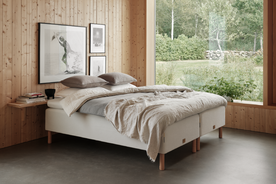 Mattsons Light Bedframe & Top Mattress Set