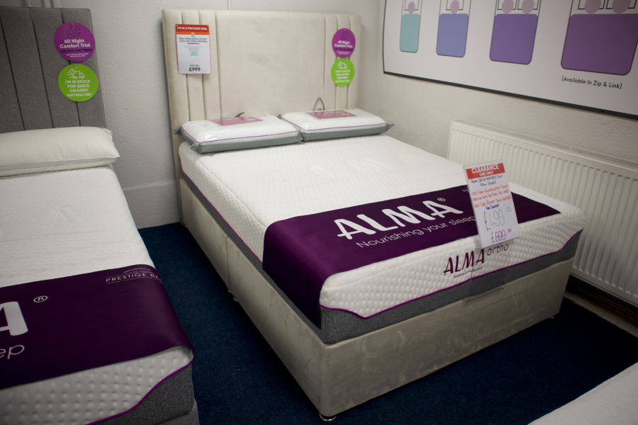 [CLEARANCE] Alma Ortho Mattress (Double) Prestige Beds