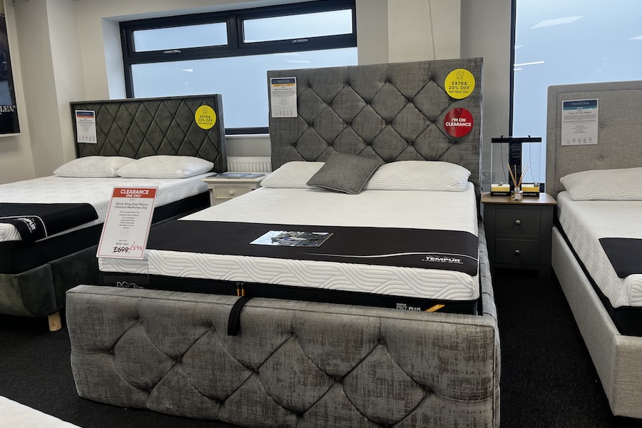 [CLEARANCE] Milano Ottoman Bed Frame (King Size)