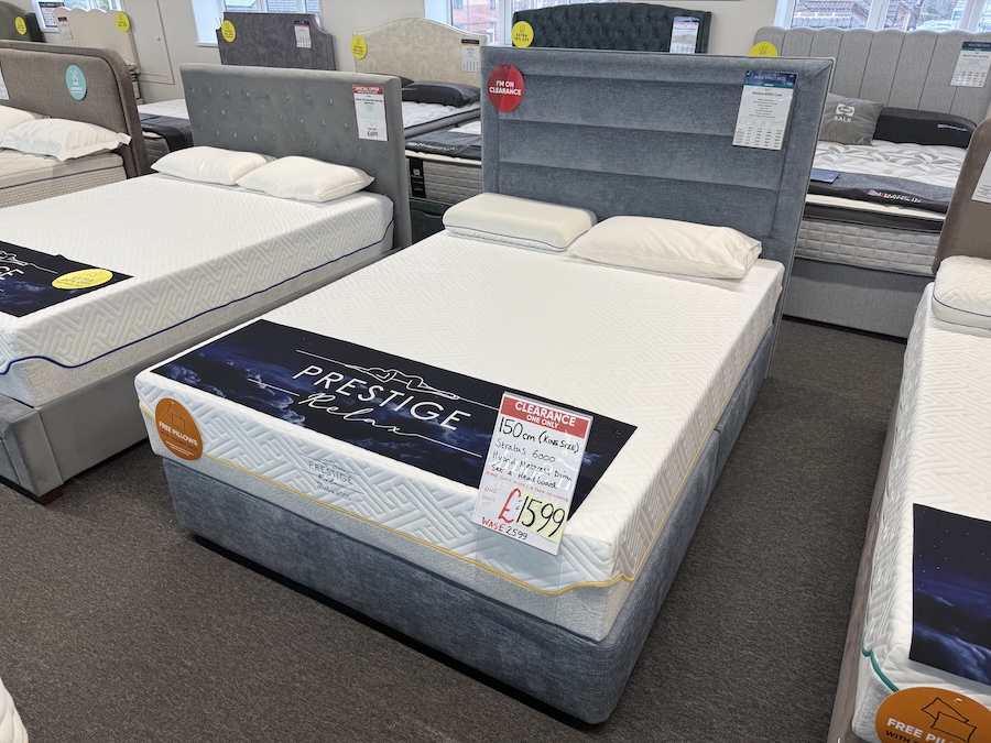 [CLEARANCE] Stratus 6000 Hybrid Divan Package Deal (150cm Kingsize)