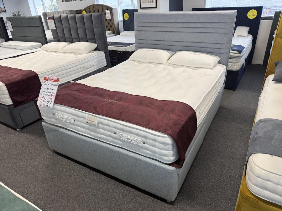 [CLEARANCE] Eredita 5000 Luxury Drawer Package Deal (150cm Kingsize)